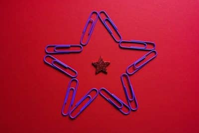 Star Shape Paper Clip